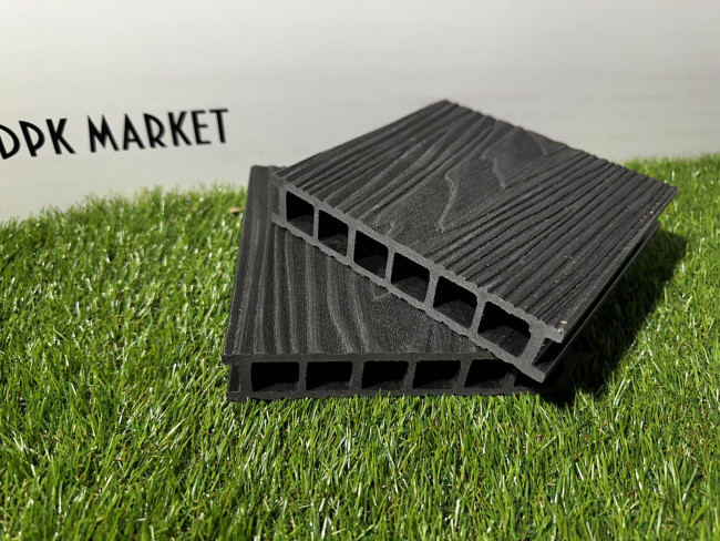 Террасная доска из ДПК Polywood Duo 3-D Серый Террасная доска из ДПК Polywood Duo 3-D Серый