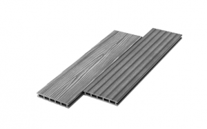 Террасная доска из ДПК Unodeck Mogano Серый