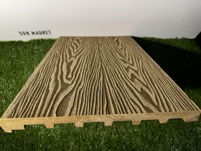 Ступень полнотелая 3D Step из дпк Орех Ступень полнотелая 3D Step из дпк Орех