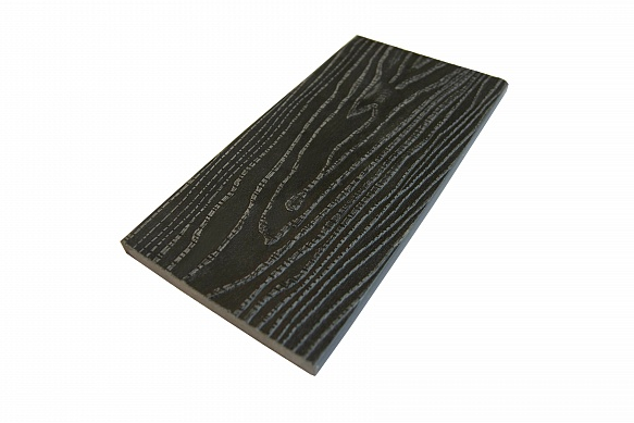 Заборная доска из ДПК Altay Decking полнотелая Графит