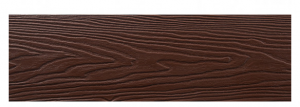 Террасная доска из ДПК Деревопласт с резиновым покрытием орех